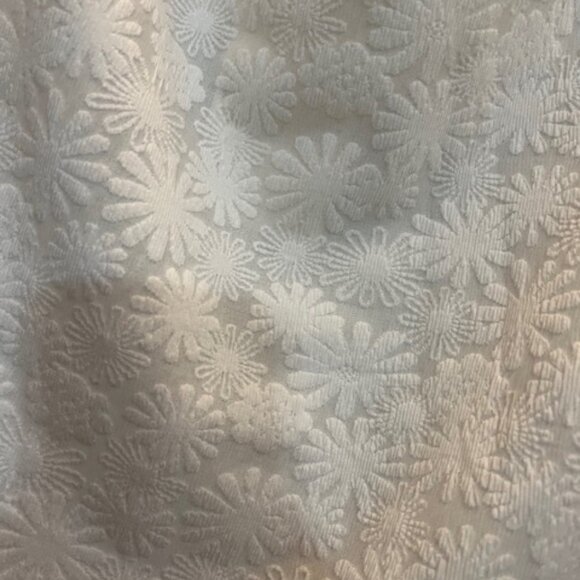 Three Bird Nest Floral Luxe Bodysuit, White, New, Size Large - Picture 3 of 9